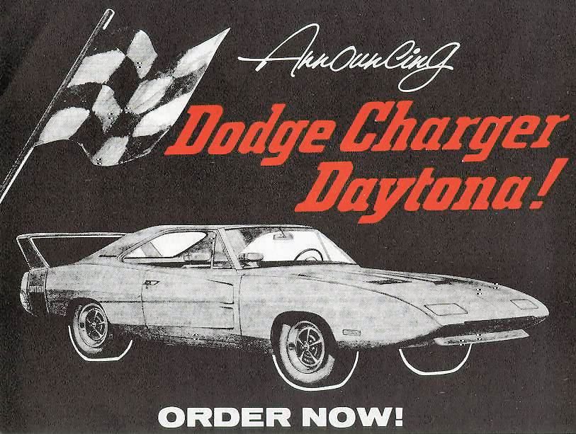 1969 Dodge Charger Daytona Folder Page 1